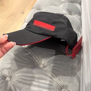 Hugo Boss Black Cap with Red Trim